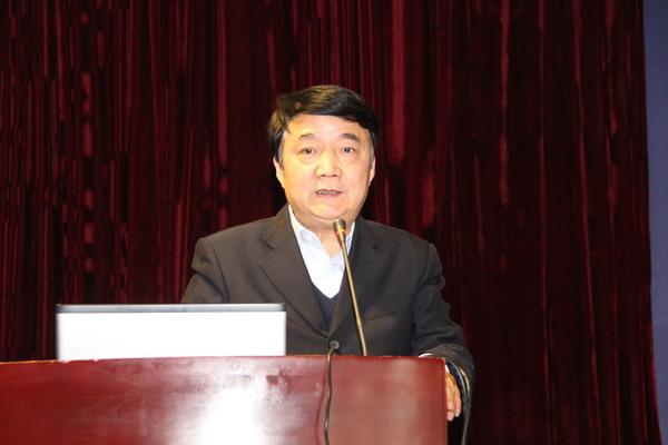 ９、苏州大学党委书记王卓君做主题发言。吴琛 摄影