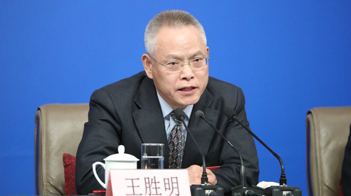 王胜明回答记者提问 王胜明回答记者提问