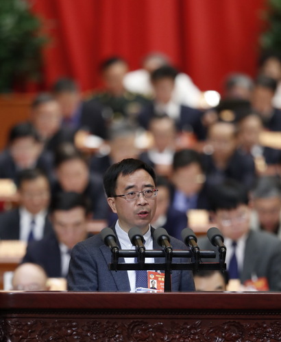 潘建伟委员代表九三学社中央作《敢于担当 从我做起 为建设科技强国建功立业》的发言