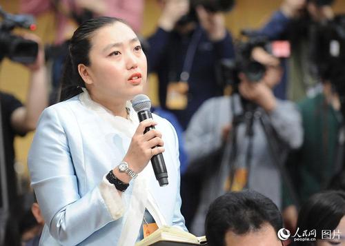 中央电视台记者提问