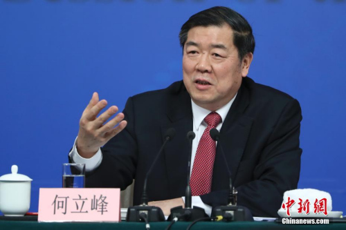 国家发改委主任何立峰。(资料图)<a target='_blank' href='http://www.chinanews.com/'>中新社</a>记者 盛佳鹏 摄 点击进入下一页