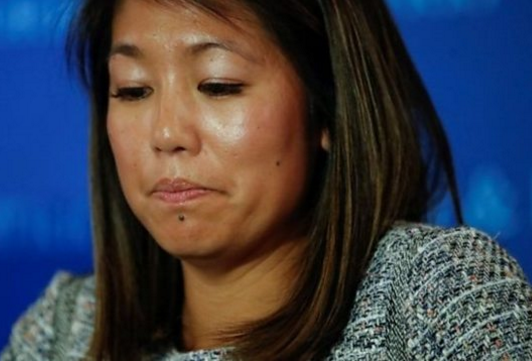 陶大卫的女儿出席新闻发布会(来源于视频截图)