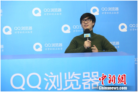 资料图：知名网络作家唐家三少。