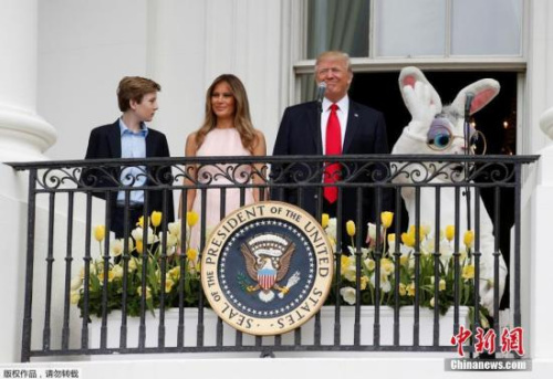 资料图:特朗普夫妇 资料图:特朗普夫妇