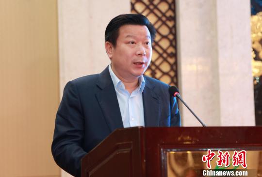 江西抚州市委副书记、市长张鸿星致辞?！〉嘶?摄