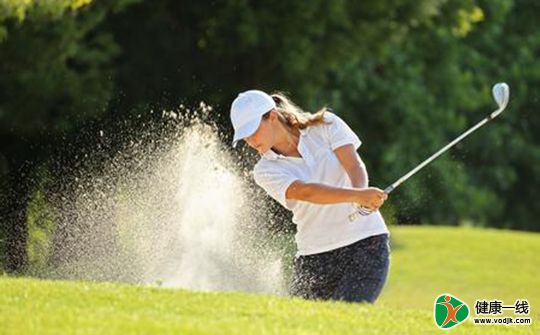 高尔夫球燃烧的卡路里:360卡/小时