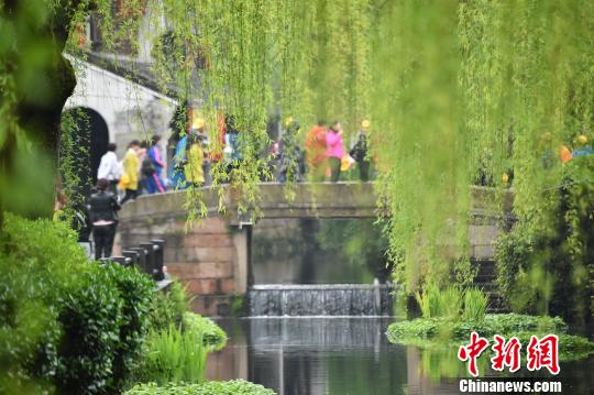 图为盐官古镇?！⊙喂俾糜味燃偾峁?摄