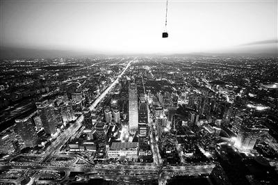 北京新地标中国尊今日凌晨突破500米