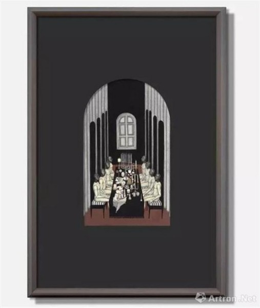 彭璐 | 盛宴纸上综合 | 60×90cm | 2017年 