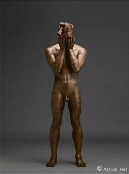 蔡志松 | 故国·颂10#树脂、铜线、铜板 | 62×54×190cm | 2013年