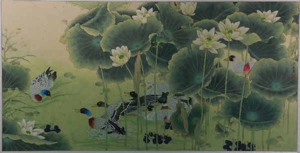 鸿学博艺--中国著名书画家寒石艺术香港展开幕