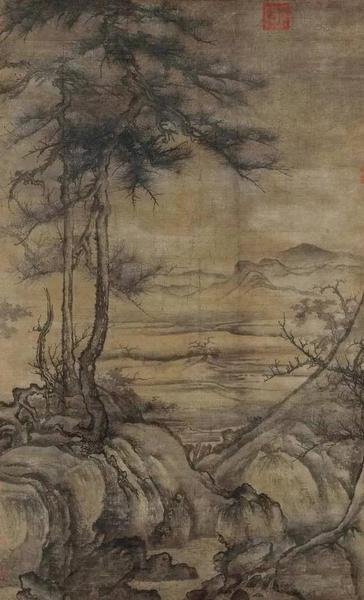 (传)北宋 李成《乔松平远图》