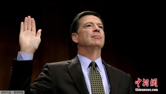 美国总统特朗普5月9日解除联邦调查局局长科米职务。图为科米资料图。