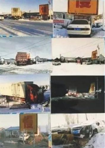 近年发生在许仁香家的车祸（部分）。图/受访者供图