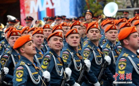 资料图：俄罗斯阅兵式。中新社记者 王修君 摄