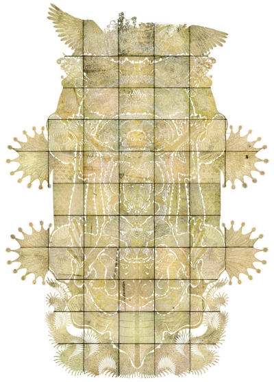 九重天(皮影装置)  邬建安 九重天(皮影装置)  邬建安