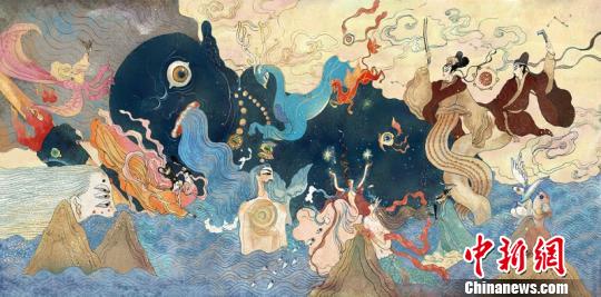 浙江一90后女孩绘《洛神赋》 再现洛水绝恋(图)