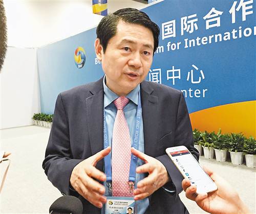 中国与全球化智库主任王辉耀。记者 陈钧 摄