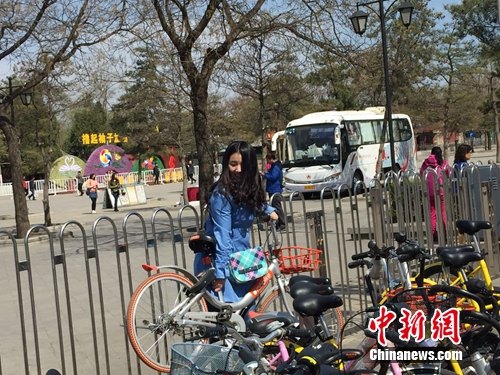 越来越多的用户开始使用共享单车。<a target='_blank' href='http://www.chinanews.com/' >中新网</a> 吴涛 摄