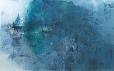 《江南凝翠》  ( 布面油画)  170厘米×270厘米  2017  钱兆峰 《江南凝翠》  ( 布面油画)  170厘米×270厘米  2017  钱兆峰