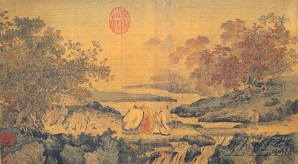 虎溪三笑图 虎溪三笑图