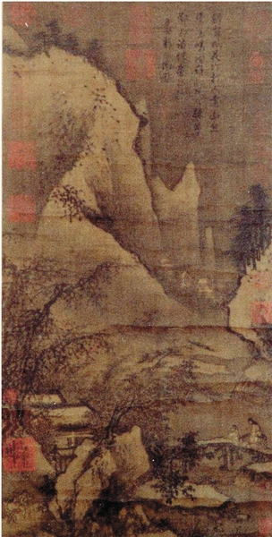 夏珪 霸桥风雪图轴 南京博物院藏 夏珪 霸桥风雪图轴 南京博物院藏