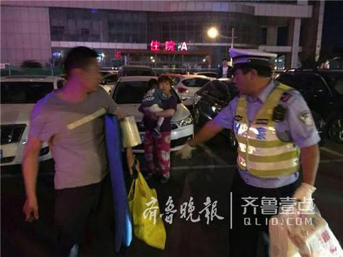 青岛：孕妇临产，丈夫酒后冒险驾车上高速送医