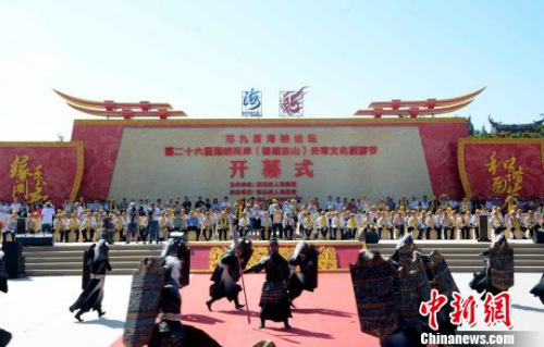 图为《关公》舞剧折子戏表演?！≌沤鸫?摄