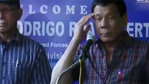 杜特尔特发表声明