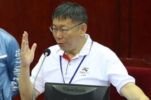 台北市长柯文哲。(图片来源:台湾《联合报》) 点击进入下一页