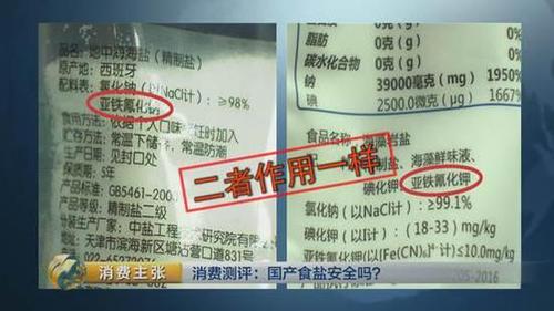 国产食盐“添加剂”堪比砒霜？央视深度揭秘