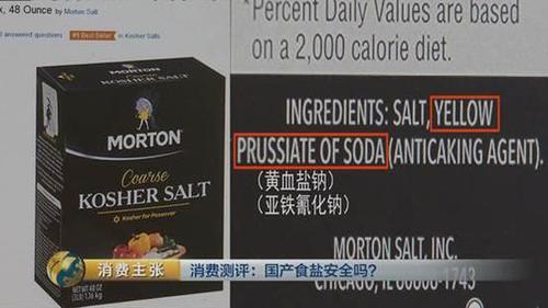 国产食盐“添加剂”堪比砒霜？央视深度揭秘