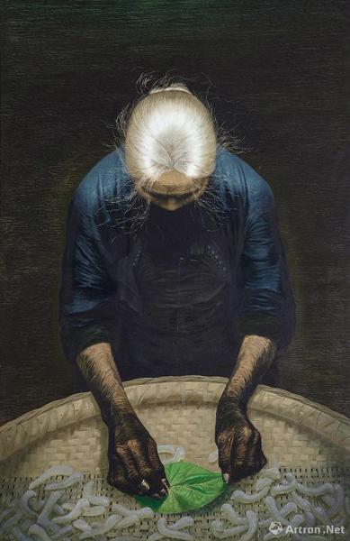 罗中立《春蚕》 罗中立《春蚕》