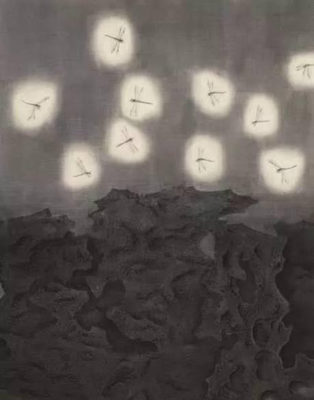 候薇薇，《在世界的每一个角落》，绢本水墨，110 x 80cm，2014