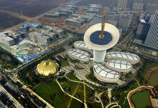 光谷六大园区之一的武汉未来科技城。新华社记者程敏 摄