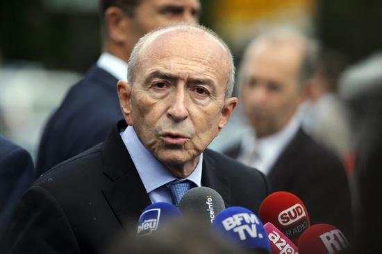 资料照片：法国内政部长热拉尔·科隆。（新华社/美联）