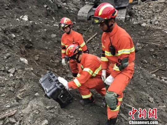 救援现场。四川省消防供图