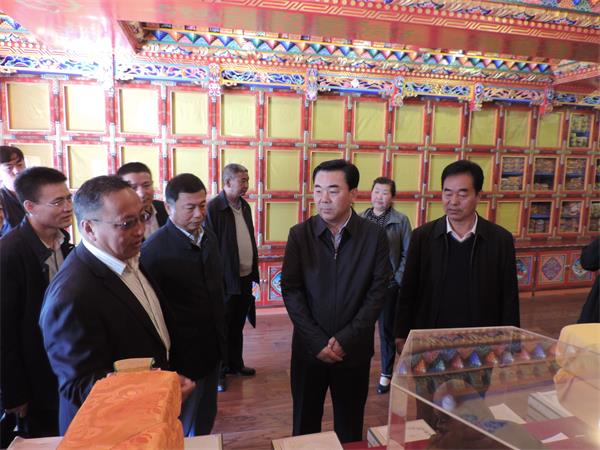 马廷礼在省佛学院调研