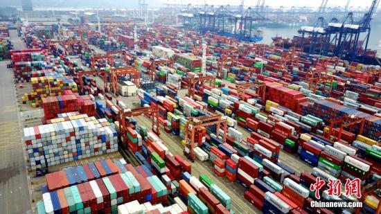 资料图：航拍深圳盐田港集装箱码头。<a target='_blank' href='http://www.chinanews.com/'>中新社</a>记者 陈文 摄