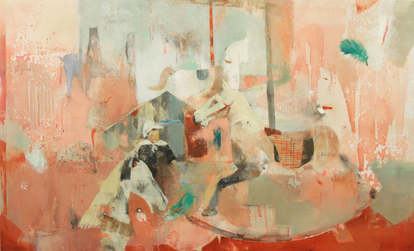 叶惠玲《游·梦NO.1》 130x80cm 布面油画 2017