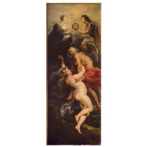 《真理的胜利》（Le Triomphe de la Vérité），彼得·保罗·鲁本斯（Pierre Paul Rubens），卢浮宫博物馆，巴黎