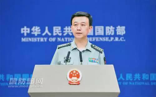 ▲6月29日，国防部新闻局副局长、国防部新闻发言人吴谦大校答记者问。