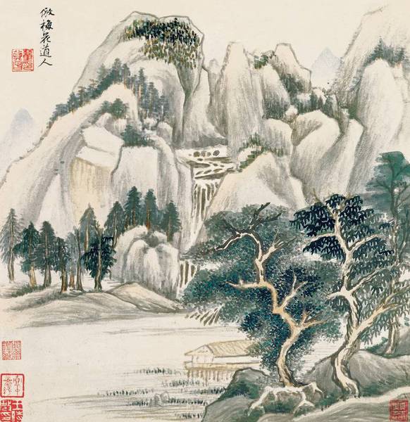 仿梅花道人(吴镇)