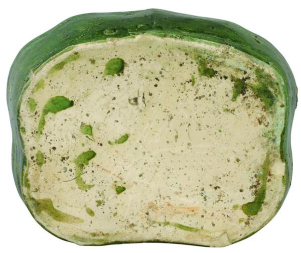 北宋吉州窑绿釉蕉叶纹枕2 北宋吉州窑绿釉蕉叶纹枕2