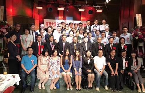 中国侨网与会代表合影。