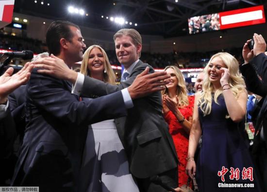 特朗普家人 资料图 特朗普家人 资料图