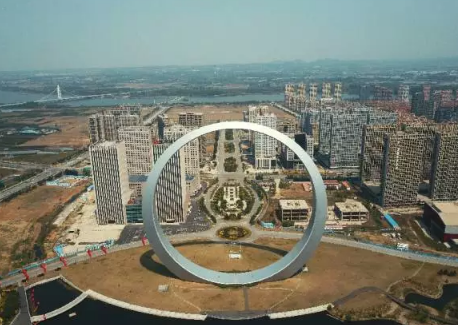 航拍“生命之环”(图/中国网新闻 摄影/田卫涛)