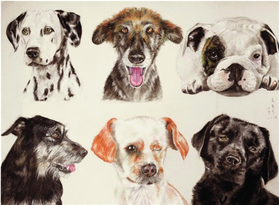 吴惠乔 它的故事 79×109.5cm 吴惠乔 它的故事 79×109.5cm