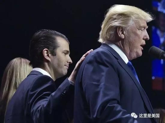 媒体:川普大儿子争宠争不过妹妹 又把爹坑大发了