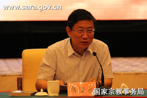 国家宗教事务局副局长蒋坚永